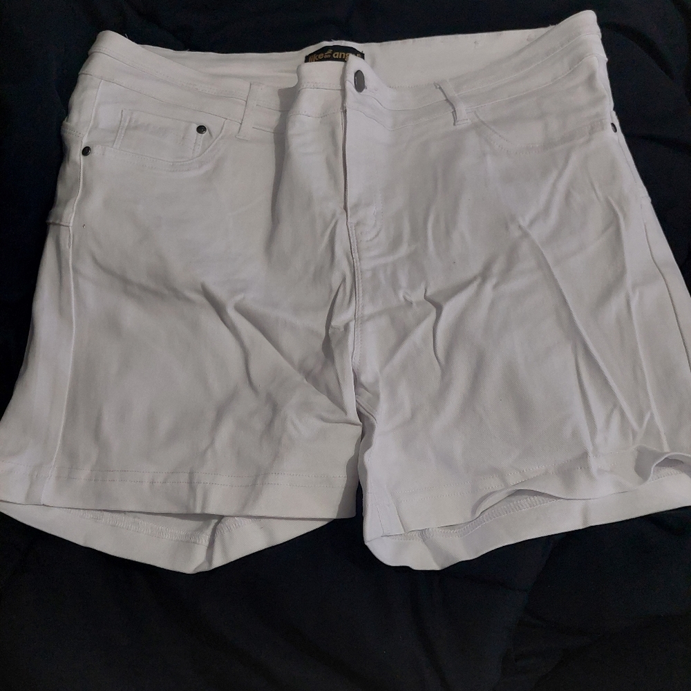 Like‎ an Angel White Denim shorts 3x